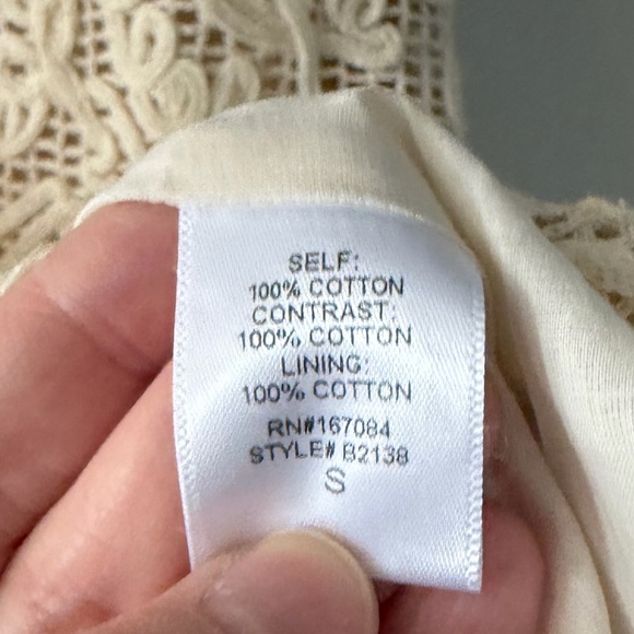 Tuckernuck Tan Lace Sleeveless Collier Dress Women’s Size Small NEW - Picture 9 of 13